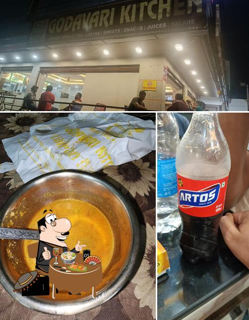 Among various things one can find food and beverage at Godavari Kitchen