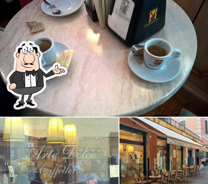 Gli interni di Pasticceria Arte Dolce