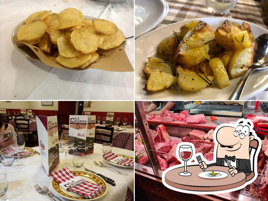 Cibo al Trattoria carnezzeria la chianina