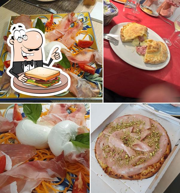 Toast al formaggio al La Pergola TRATTORIA