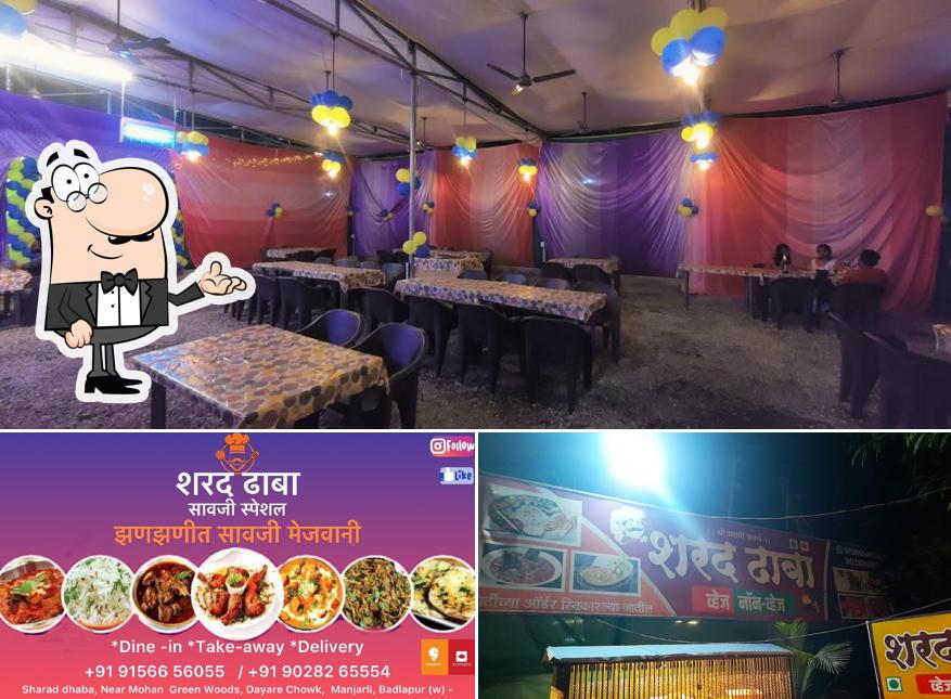 The interior of Sharad Dhaba