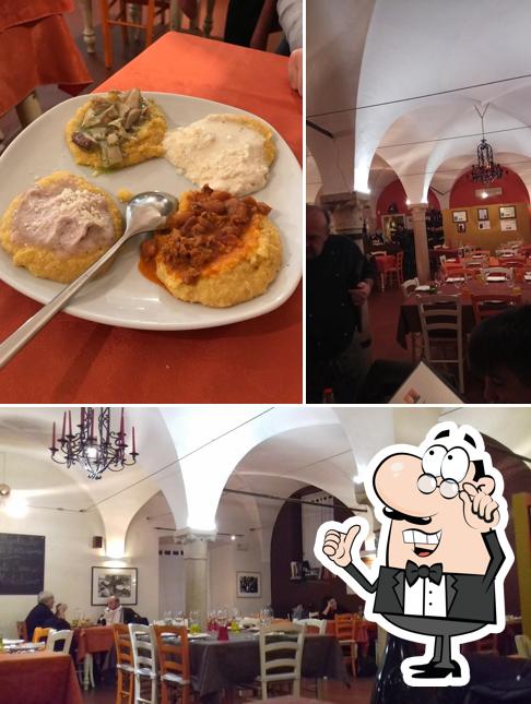 Gli interni di Trattoria Urbana "Mangiafuoco"