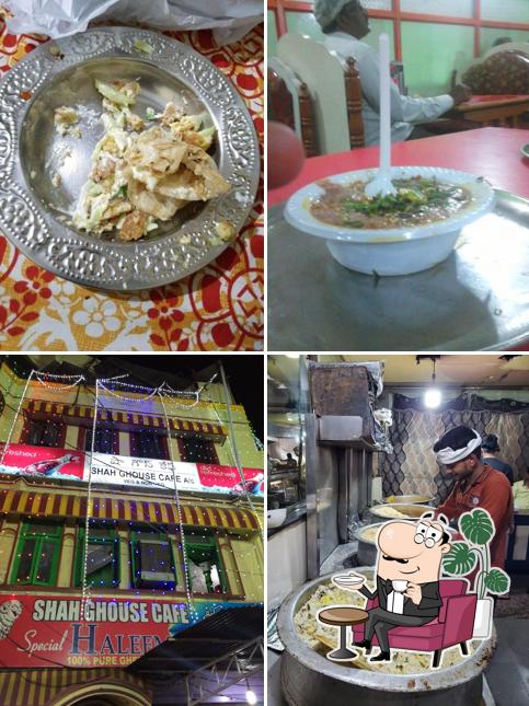 The interior of Shah Ghouse Cafe