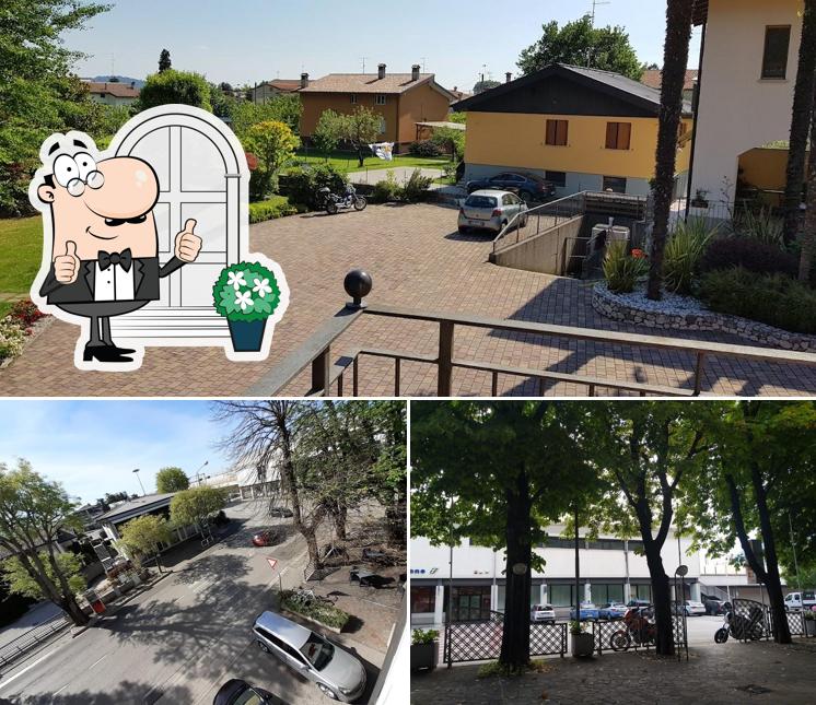 Goditi la vista dall'area esterna di Hotel & Caffé Pittini - Nuova gestione