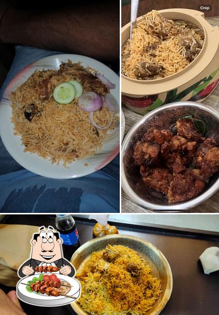 Food at Nani's Hyderabad Dum Biryani
