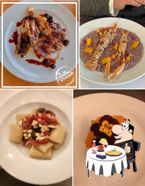 Piatto di formaggi al La Cantina del Mondo
