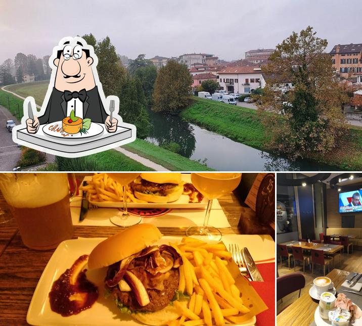 Questa è la foto che presenta la cibo e esterno di Postumia Hotel Design