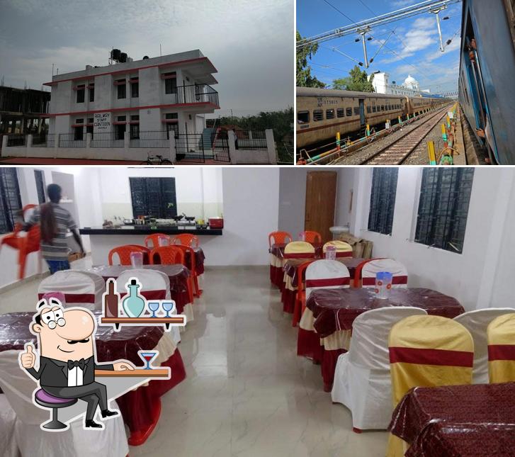 The image of Railway canteen Agartala’s interior and food