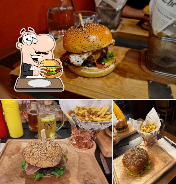 White Horse propone un'ampia quantità di opzioni per gli amanti dell'hamburger