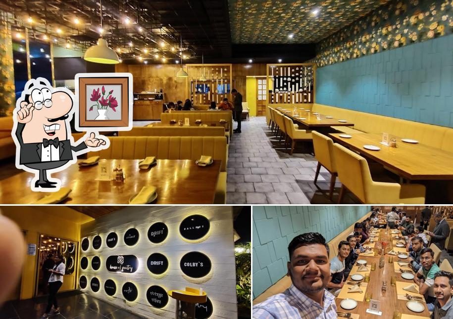 The interior of Seven By Poetry