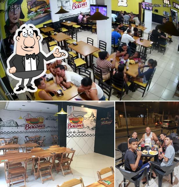 Veja imagens do interior do Bacana Lanches