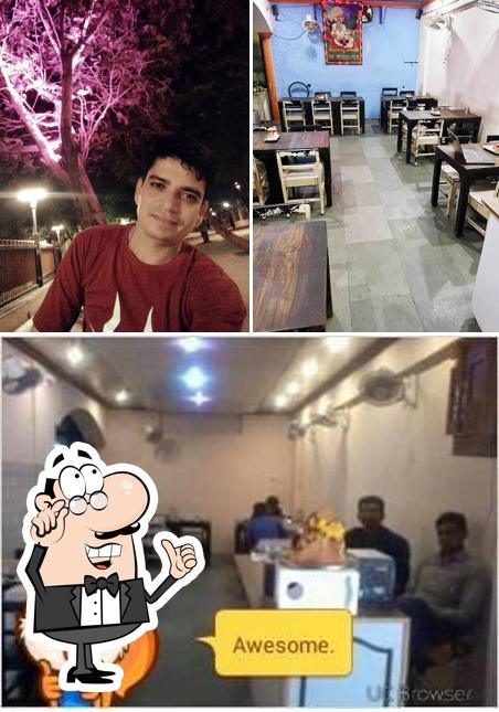 The interior of Dasaram Dining Hall