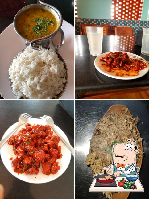 Chicken curry at Krishna Grand Beach Restaurant Vannalli