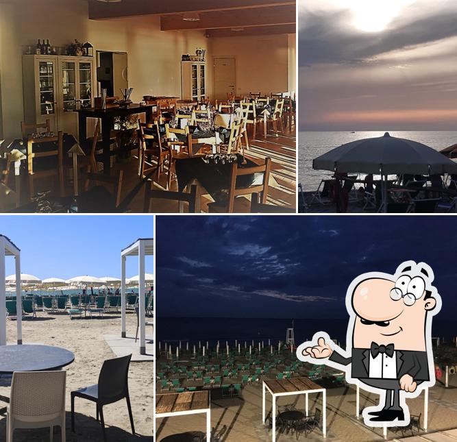 Dai un'occhiata agli interni di La Rondine - Stabilimento balneare - Ristorante - Chalet