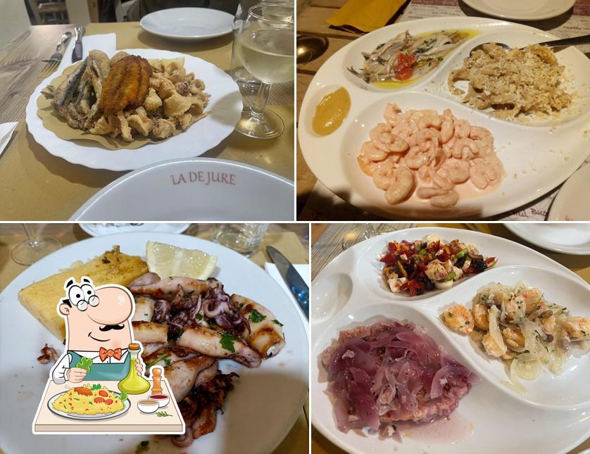 Cibo al Osteria La De Jure