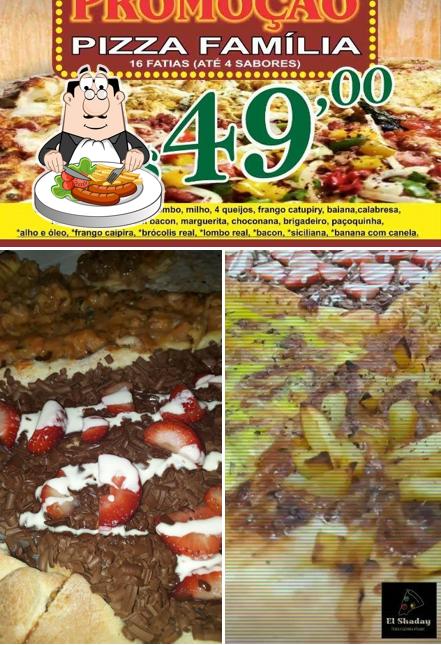 Comida em Pizzaria e Calzonaria El Shaday