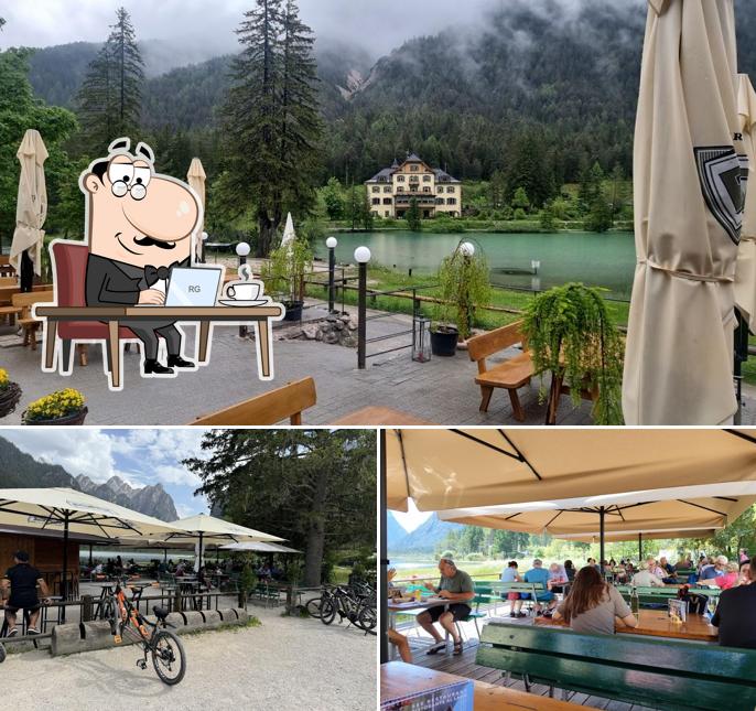 La interni e esterno del ristorante