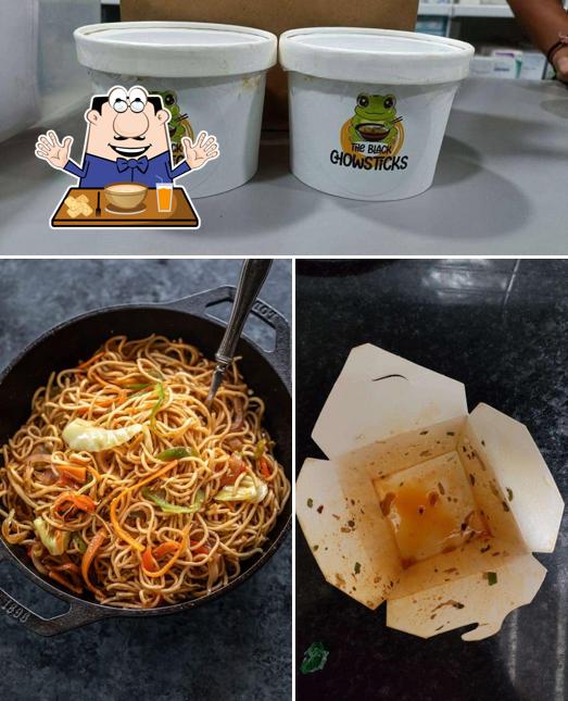 The Black Chowsticks is distinguished by food and beverage