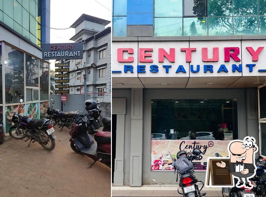 Enjoy the view at the outside area of Century Restaurant