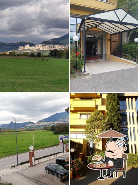 Gli esterni di Hotel Cristallo Assisi
