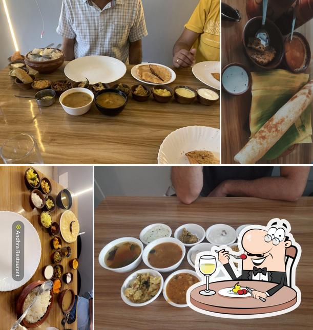 Food at Andhra Restaurant