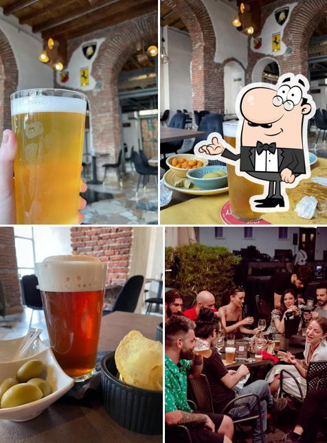 Gli interni di Darsena Craft Beer