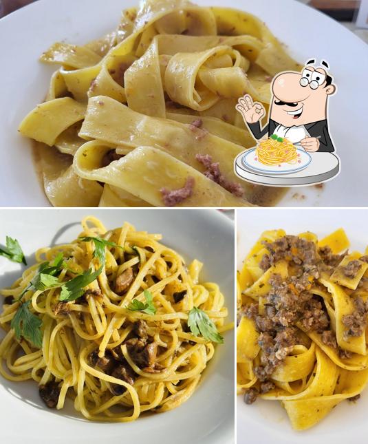 Spaghetti alla carbonara al Il Tartufo panoramico