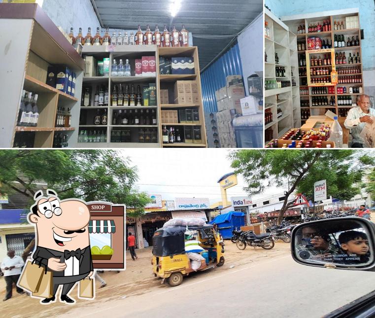 Among various things one can find exterior and beverage at RAGHAVENDRA WINES