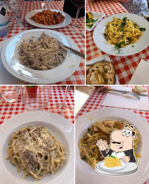 Spaghetti alla carbonara al Ristorante Esotre