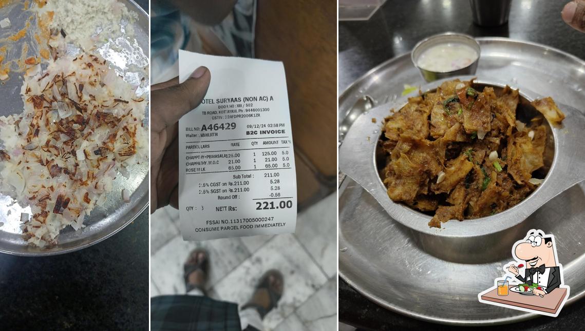Meals at Suryaas