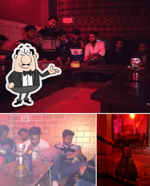 Take a seat at one of the tables at Shahi Darbar