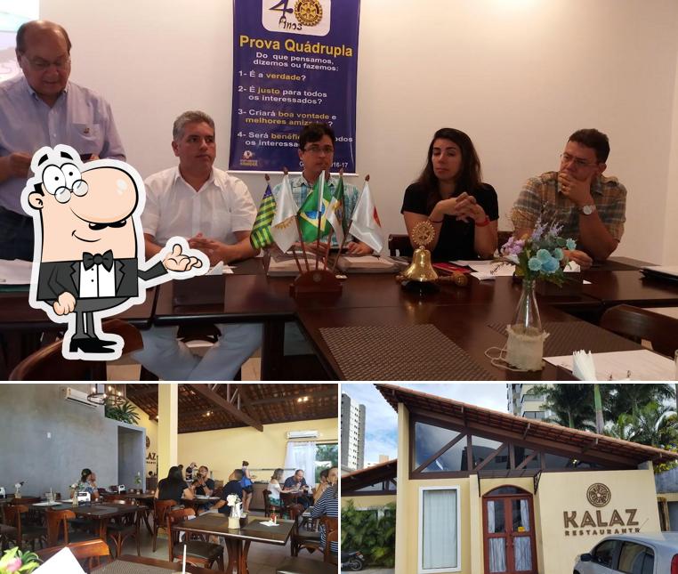 Sente em uma das mesas no Kalaz Restaurante Self-Service e Delivery em Natal