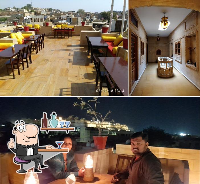 The interior of Pleasant Haveli - Rooftop Restaurant & AC DINNING