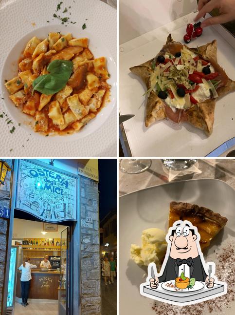 Platti al Osteria degli Amici