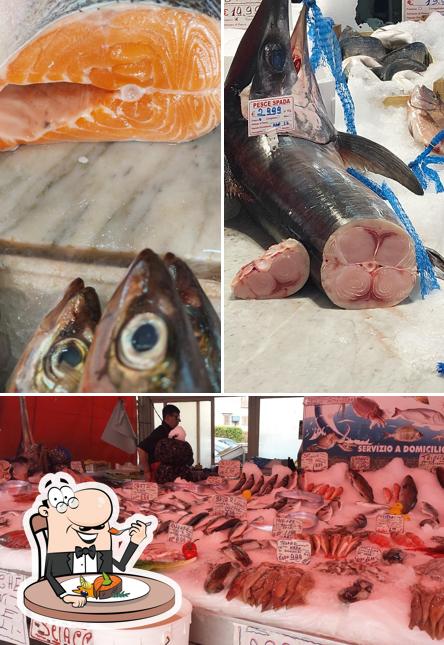 Pescheria di Andrea & Figli serve un menu per gli amanti del pesce