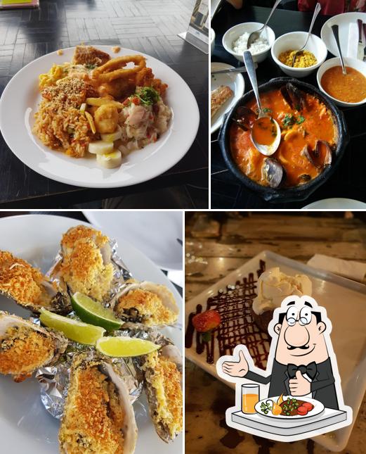 Platos en Praça do Victor