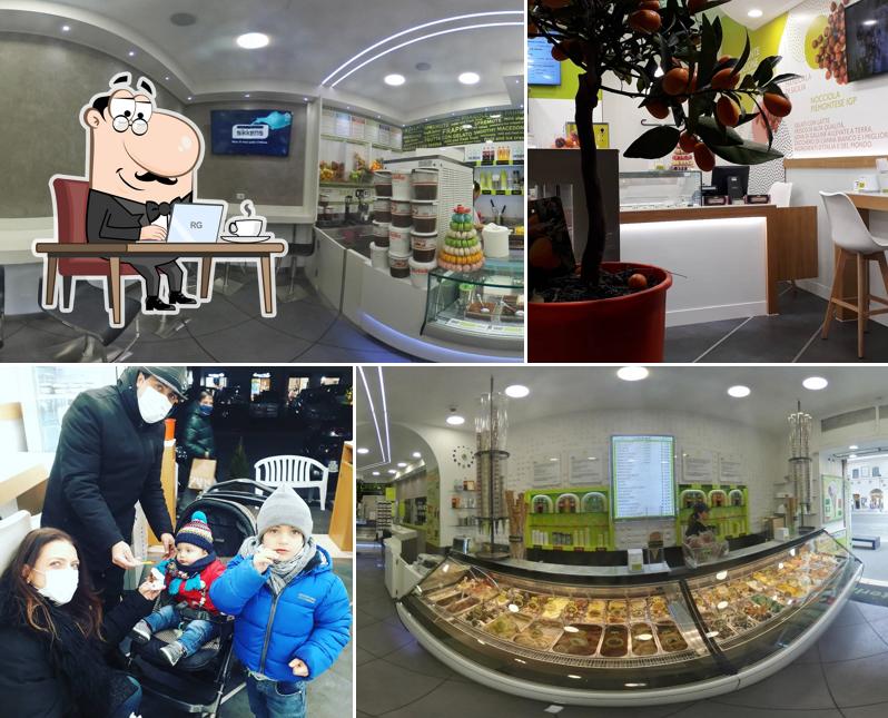 Gli interni di The Gelatist - Via Nazionale