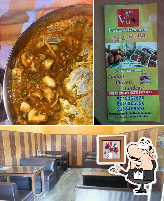 Take a seat at one of the tables at Vu Family Restaurant