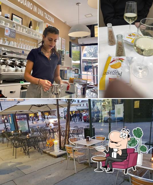 Gli interni di Capolinea Caffè