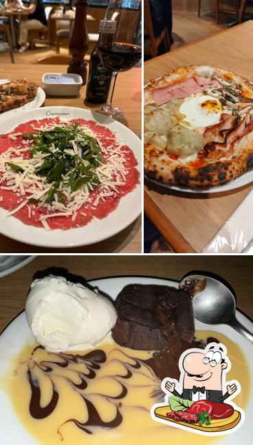 Carpaccio de carne em Capricciosa