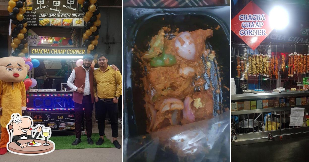 Food at Chacha Chaap Corner Shastri Nagar