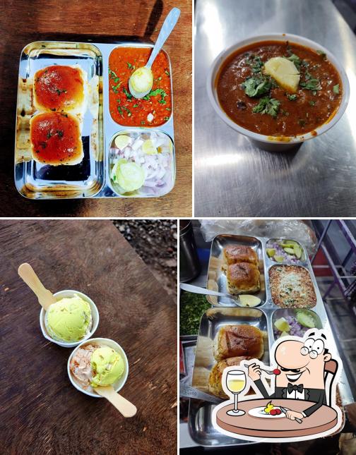 Meals at Delight pav bhaji & icecream