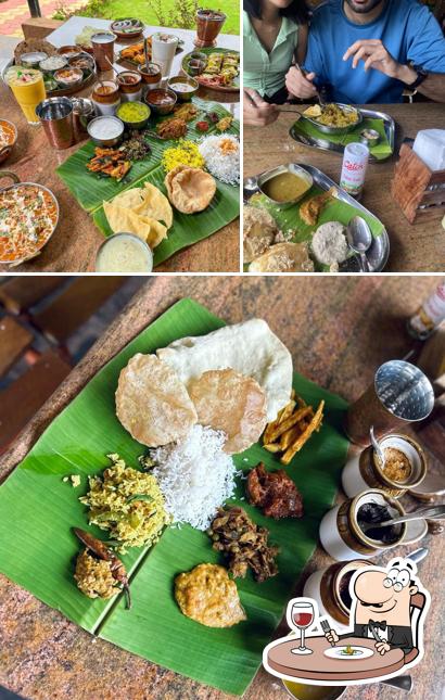 The restaurant's food and beverage