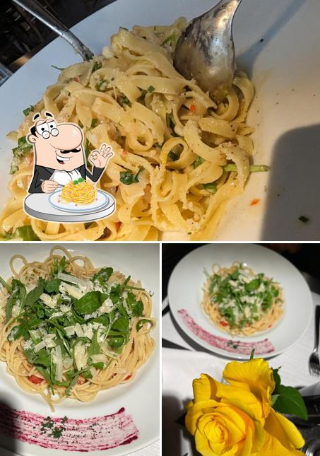 Spaghetti alla carbonara al Pizzeria Boccalino