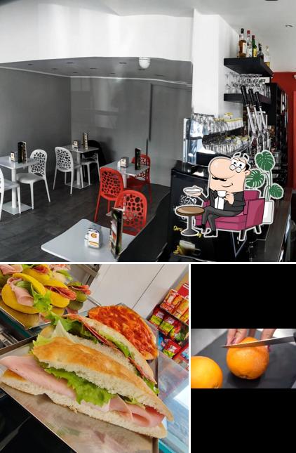 Belvedere Bar Tabacchi si caratterizza per la interni e cibo