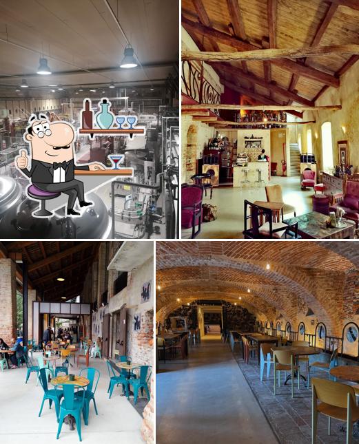 Gli interni di Baladin Open Garden Birreria