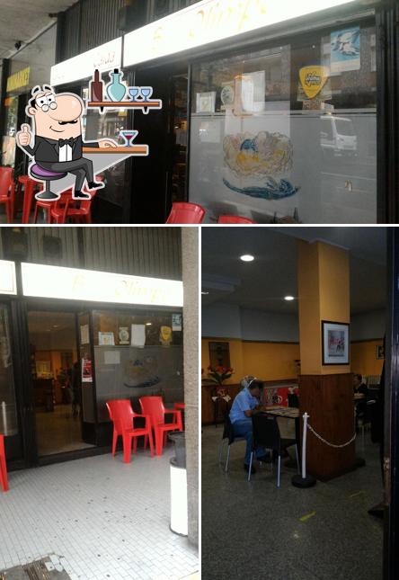 Gli interni di Bar Olimpo