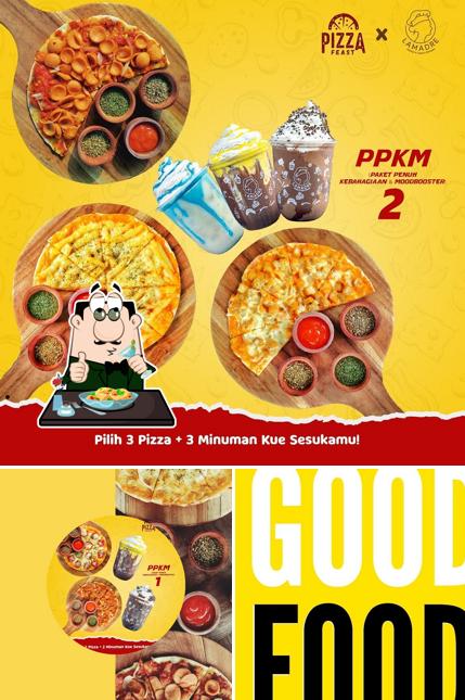 Food at Feast Pizza - Tenkasi