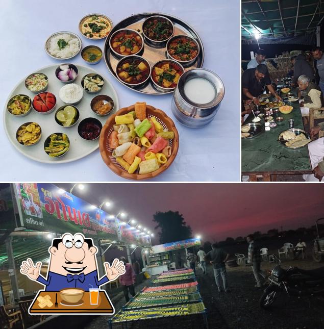 Food at Jay gopal hotel kathiyawadi