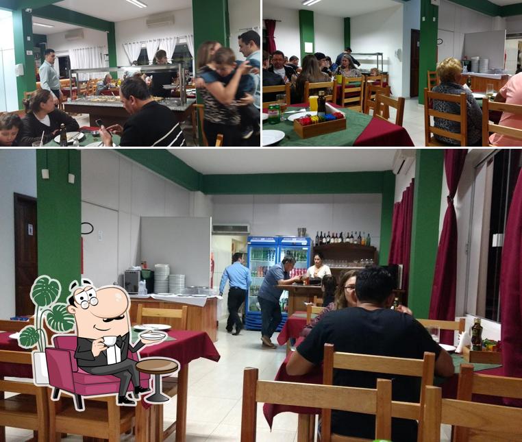 Veja imagens do interior do Roda Pizza Araldi Pizzaria Rodízio